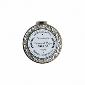 Médaille d'honneur argentée  70 mm pour le mérite gravée
