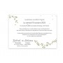 POCHETTE invitation mariage LUXUEUSE,  Bi-couleur  BLANC ET VERT ANIS FERMETURE BOUTON 3D Grenoble