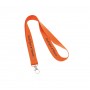 Tour de cou personnalise Orange, Lanyard vous permet d'être facilement identifié Idée Cadeau pour ce ruban grenoble