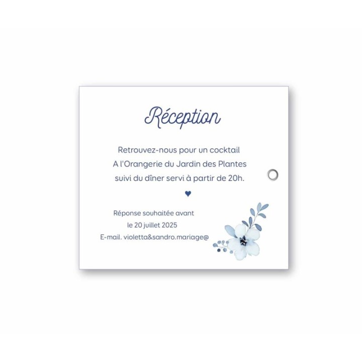 carte dîner, saphir invitation repas ou cocktail a Grenoble