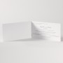 invitation mariage  pochette papier calque transparent , branche  fleurs anis étiquette, ruban satin