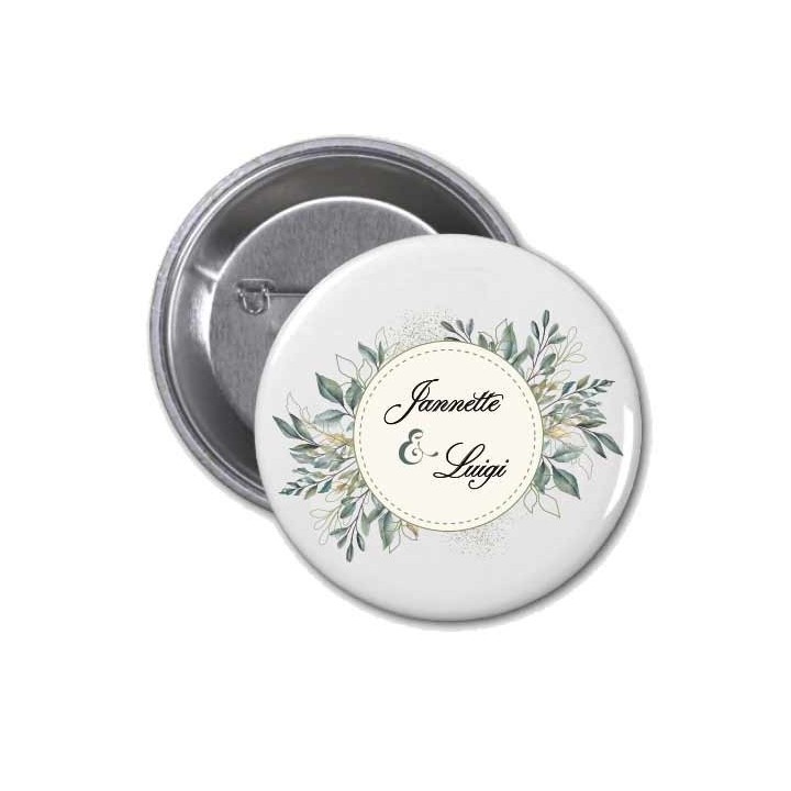 Badge rond personnalisé cadeau de mariage, naissance, anniversaire a Grenoble