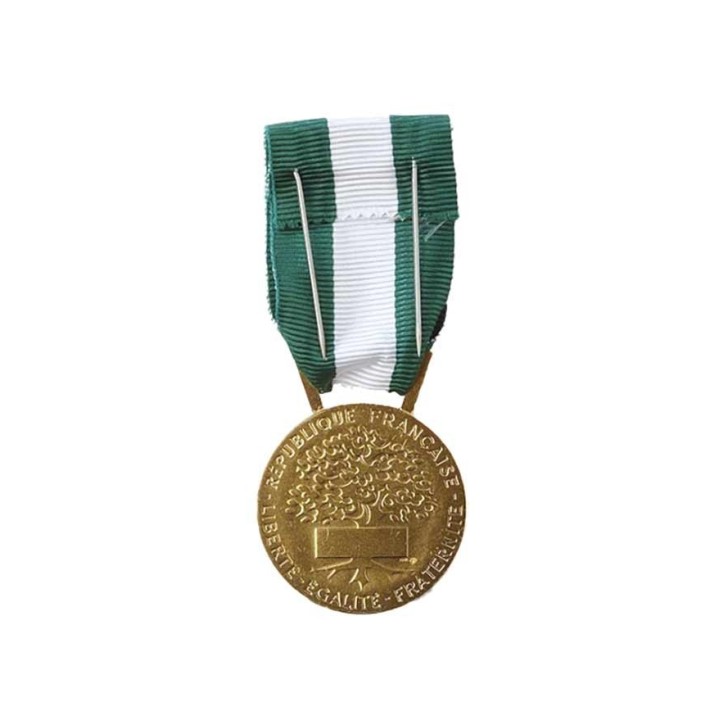 Médaille Départementale Communale OR, verso 3D
Médaille bronze florentin série classique estampé laiton,