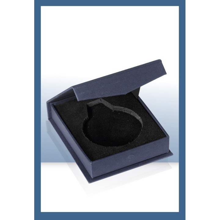 écrin  pour médaille argent  départementale communale  7 cm