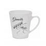 Tasse mug conique customisé souvenir de la ville de Grenoble