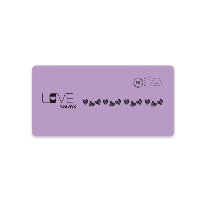 Faire part mariage VIOLINE  BILLET DE VOYAGE POUR LES NOCES