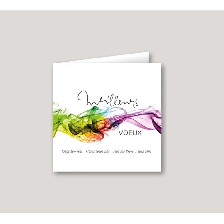 carte meilleurs  voeux designee sublime vague artistique c