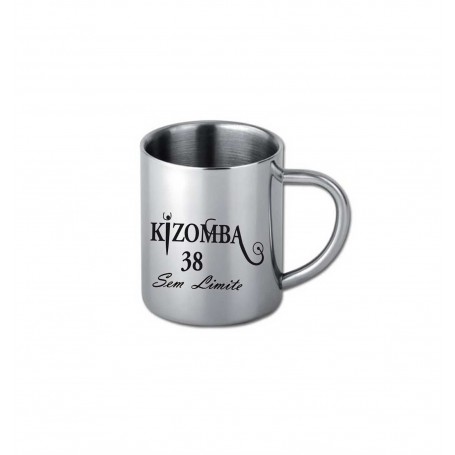 Mug INOX métal  customise personnalise, logo, cadeau,  promotionnel.