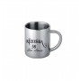 Mug INOX métal  customise personnalise, logo, cadeau,  promotionnel.