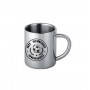 Mug métal  inox customise personnalise, logo, cadeau,  promotionnel.
