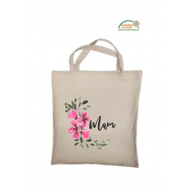 Tote bag, sac shopping  coton personnalise customise pour maman, mamie, mon amour