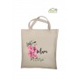 Tote bag, sac shopping  coton personnalise customise pour maman, mamie, mon amour