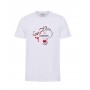 T-shirt blanc personnalise  COEUR  pour maman, mamie, anniversaire