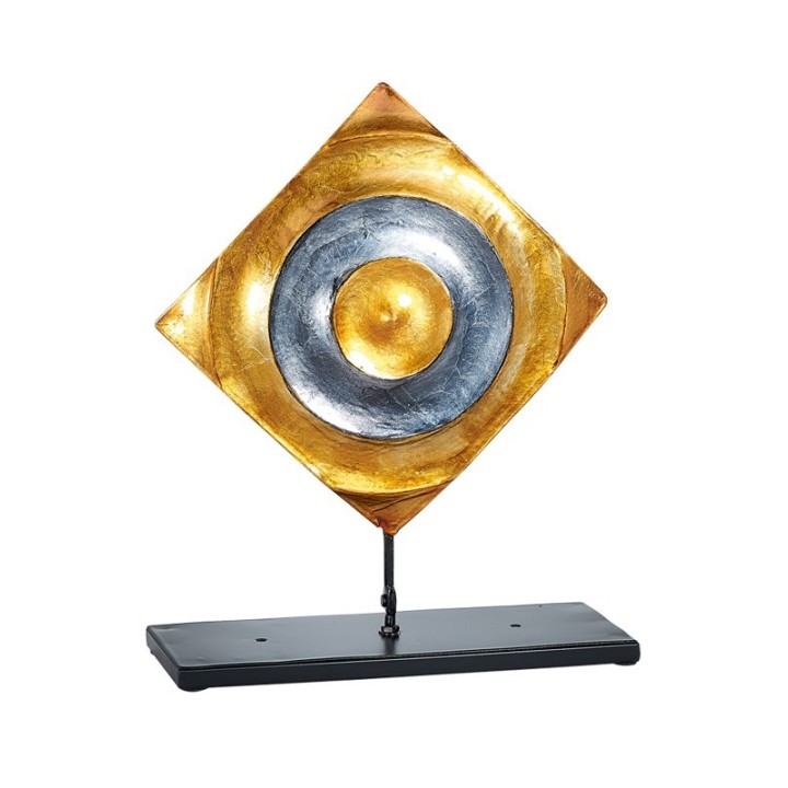 TROPHEE D'ART METALIN design moderne 
personnalise par plaque gravee