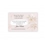 carte DE CONDOLEANCES FLEUR DE GRACE LUXURY OR