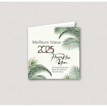 carte de voeux entreprise, personnalisee meilleurs voeux et happy new year