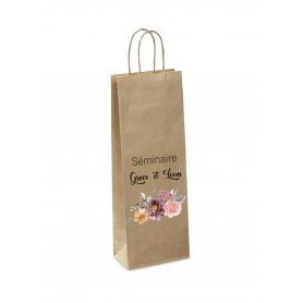 Sac CADEAU en papier KRAFT personnalise, Nos sacs sur mesure offrent une visibilité accrue AU SUBLIME DESIGN