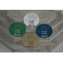 plaque gravee STOP PUB  PLAQUE BOITE AUX LETTRES  COLORIS OR ARGENT VERTE OU BLEUE