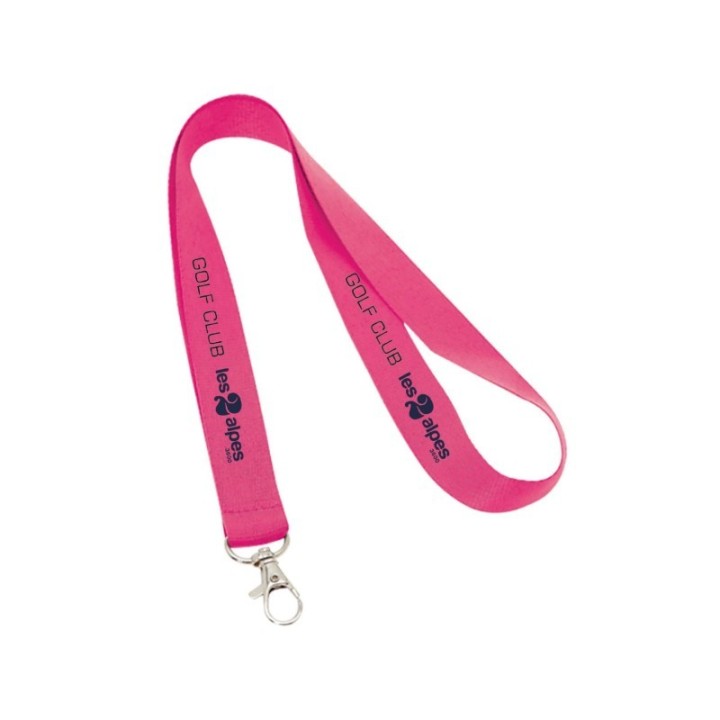 Tour de cou personnalise Rose, Lanyard vous permet d'être facilement identifié Idée Cadeau pour ce ruban grenoble