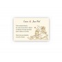 carte invitation DINER ABIGAEL CHARMANT DESIGN FABRICATION FRANCAISE