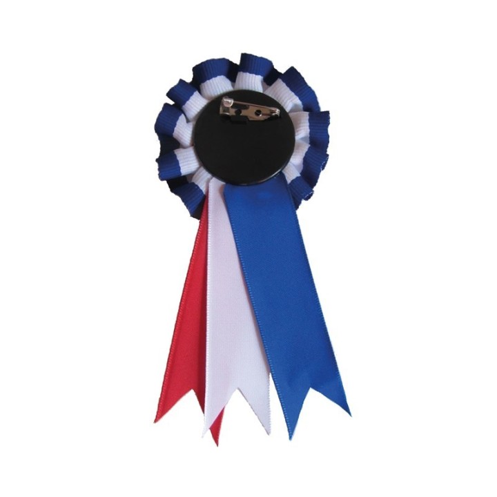 COCARDE TRICOLORE 3 PANS BROCHE EN EPINGLE