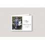 CARTE REMERCIEMENTS  mariage DESIGN CYCLISTE couple en ballade à vélo
