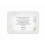 CARTE REMERCIEMENTS DECES MALYS PERSONNALISEE  POUR DES CONDOLEANCES