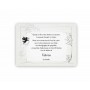 CARTE REMERCIEMENTS DECES MALYS PERSONNALISEE BEL ANGE POUR DES CONDOLEANCES