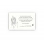 carte FUNERAIRE décès EPI DE BLE MEUNERIE, croissant musulman