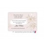 faire part remerciement décès, FLEUR DE GRACE LUXURY, www.imprimeur-graveur-des-alpes.fr