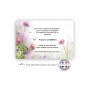 carte remerciements décès, fleurs des champs sauvages, croix catholique www.imprimeur-graveur-des-alpes.fr