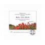 carte remerciements décès,  champs de coquelicots sauvages, www.imprimeur-graveur-des-alpes.fr