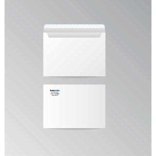 enveloppe blanc personnalisee format 162x112 mm