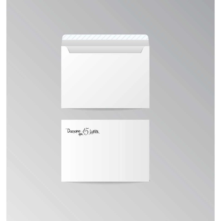 Enveloppe blanche C6 personnalisée