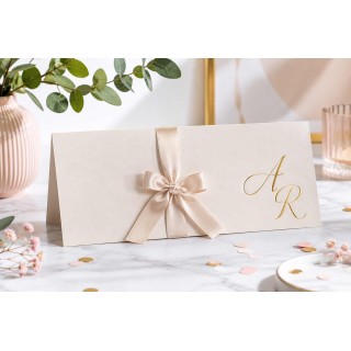 FAIRE PART MARIAGE LUXE AVEC 2 INITIALES  EN LETTRES DOREES , faire part haut de gamme a Grenoble