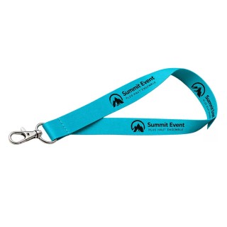 Tour de cou personnalise Bleu Turquoise, Lanyard   pour vos évènements identifié Idée Cadeau pour ce ruban Grenoble