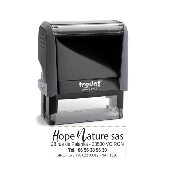 tampon encreur printy 4913 trodat, tampon entreprise