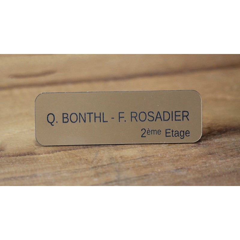 Plaque De Boite Aux Lettres Stop Pub Ronde - 50mm