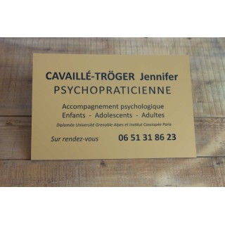 plaque OR économique gravure lettres  noires Grenoble