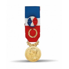 Médaille du travail Grand OR 
40 ans d'ancienneté
