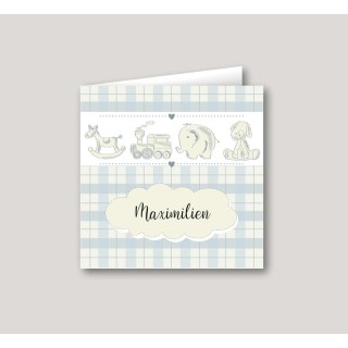 faire par naissance, carte annonce bebe 
tendresse Gabin