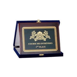 plaque de distinction MARBRE CONTOUR OR