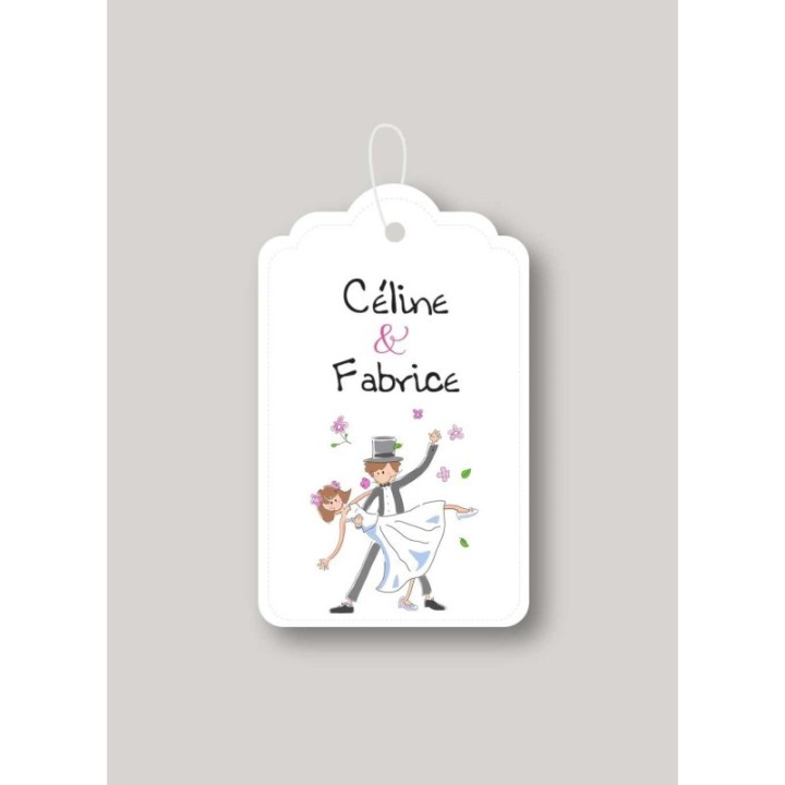 étiquette DRAGÉE MARIAGE CORDE AU COU