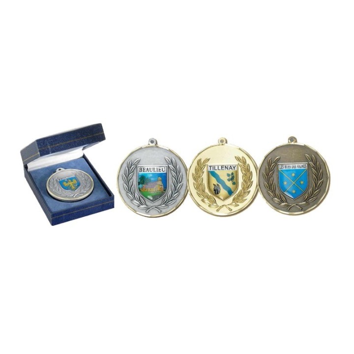 Médaille SPÉCIALE COLLECTIVITÉ ÉCUSSON DÔME RÉSIN