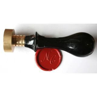 CACHET DE CIRE INITIALES PERSONNALISÉE avec 1 à 2 lettres