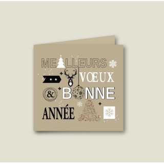CARTE DE VŒUX ENTREPRISE
messager, de bonne année