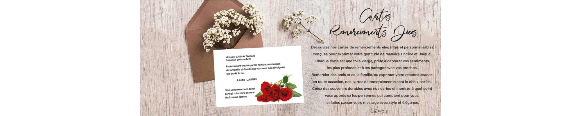 carte remerciement décès-carte condoleances-carte deuil-made in France