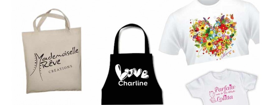 Nos articles textiles et papier personnalises par un marquage en sérigraphie