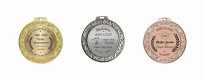 Medaille d'honneur personnalisee, or, argent, bronze dans un écrin luxe