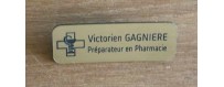 BADGE personnalisé en PVC badge identification pharmacien, medecin, infirmier